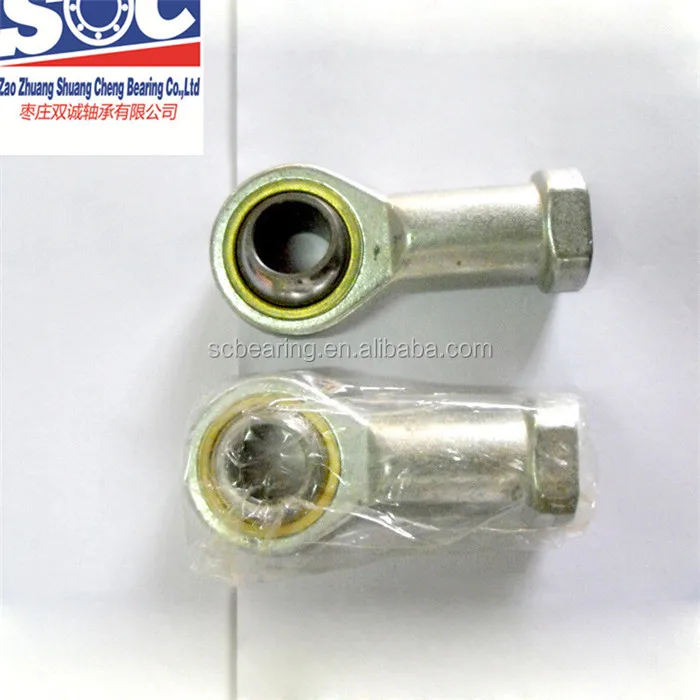 Lot De 2 Rotules Sphériques M8x1.25 POS8 – Filetage Mâle Droit – Joint à Rotule Auto-Lubrifiant Avec Écrous