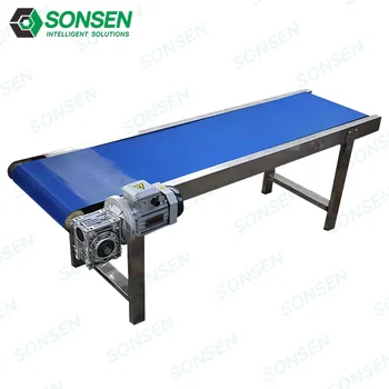 2025 Custom PU Food Grade Straight Belt Conveyor Assembly Line Food Small Business Conveyor Line