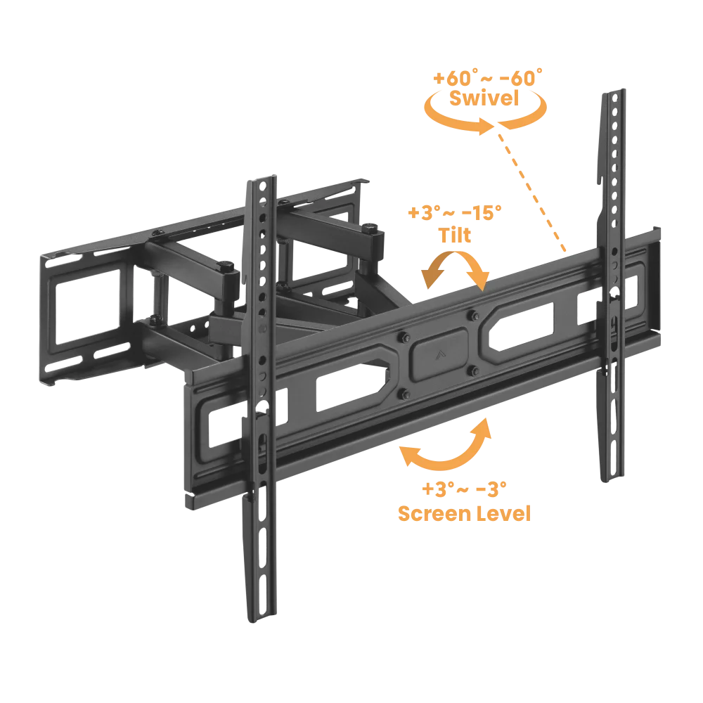 Wholesale Economy Articulating Arms Adjustable Swivel Tilt Full Motion Tv Hanger Wall Bracket