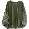 Verde Militar Floral