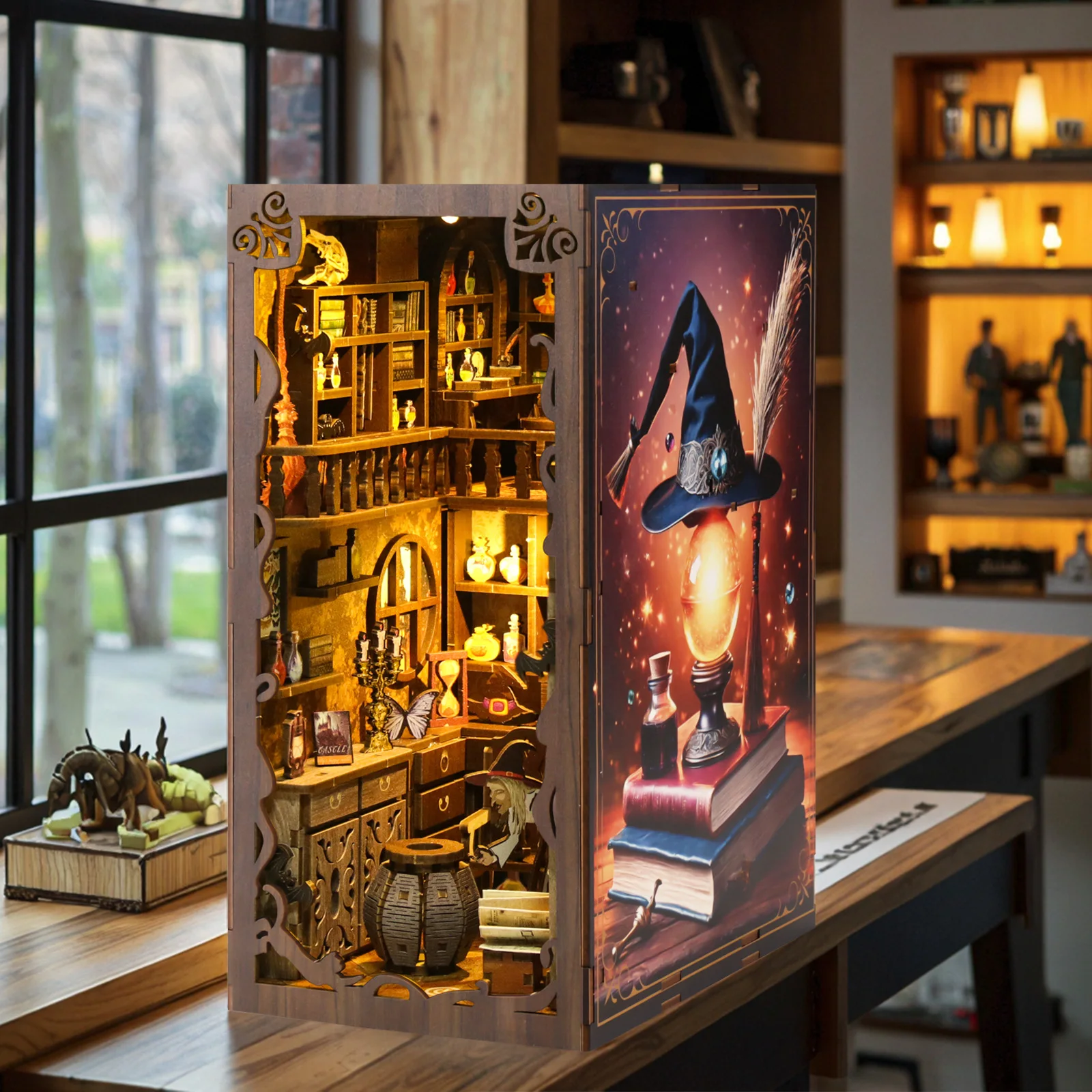 Alibaba.com: CE Certified Custom Magic Bookshelf Decoration Library ...