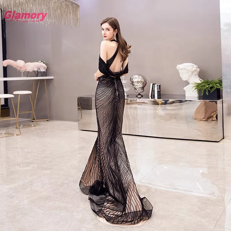 dalia halter dress Printed Long Halter Dress – Delia's Beauty Boutique main image 0