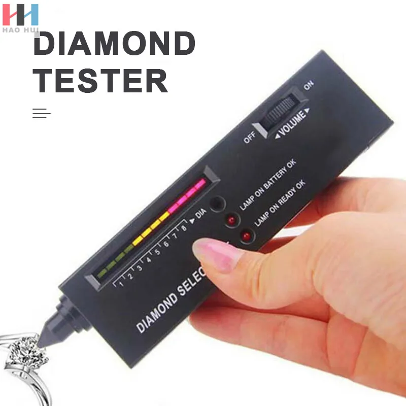 Pro Led Diamond Jeweler Tool Set Portable Gemstone Selector Tester Gold F2U0 