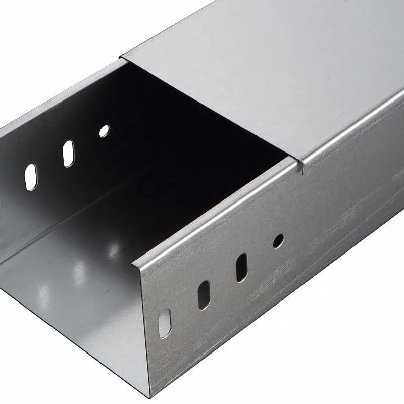Standard metal electrical cable trunking