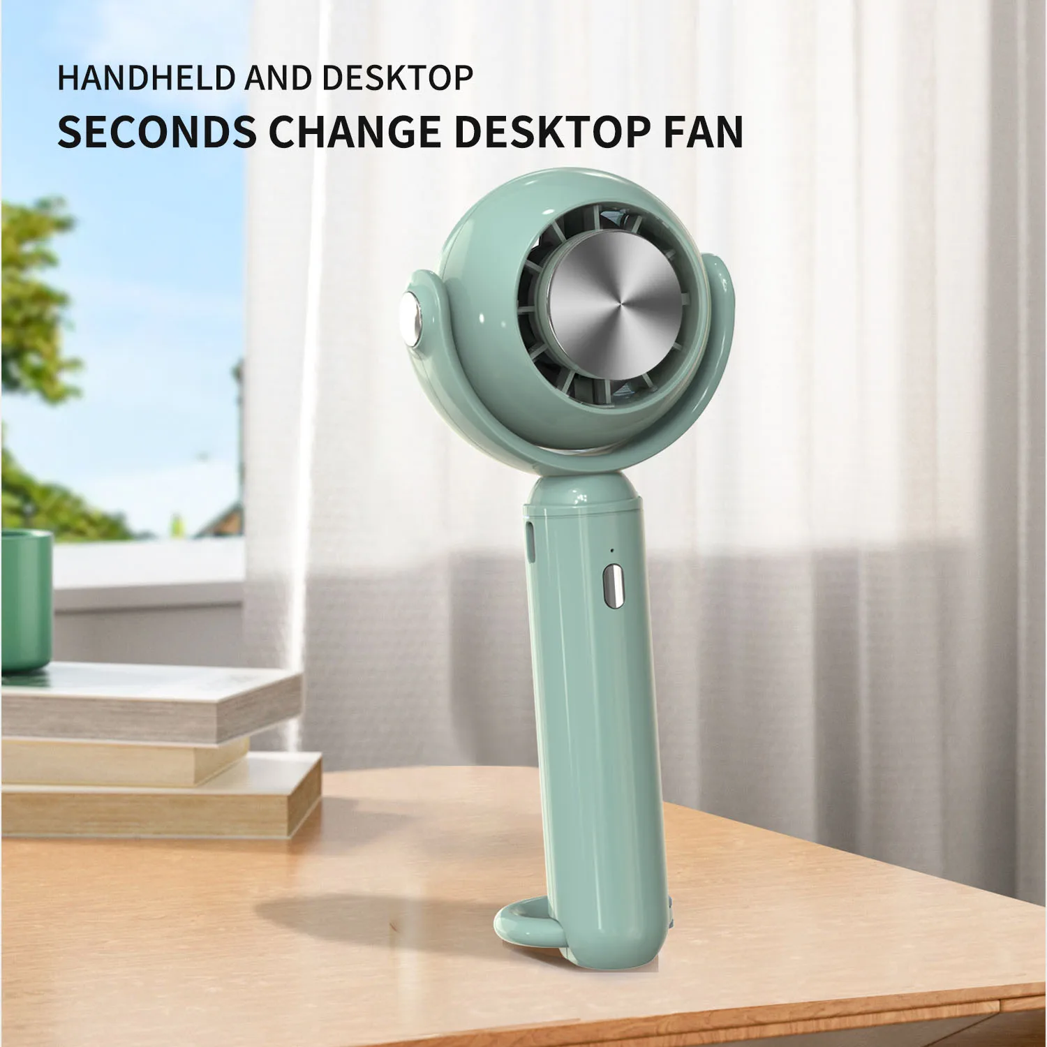 2023 New Arrival Custom USB Rechargeable Portable Handheld Electric Fan Mini Cooling Turbo Hand Fan