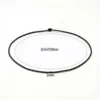 50cm black necklace cord