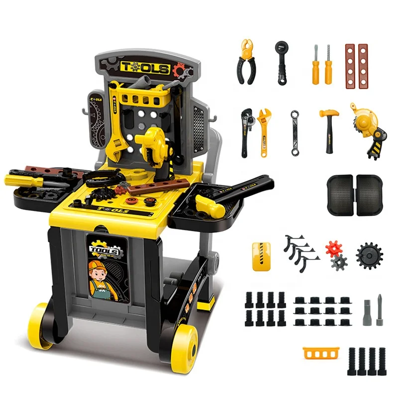 008-928 Construction Workbench Tool Bench Set Toy 3 in 1