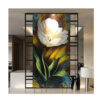 モザイクアート 花のデザイン sunflowers_01.png