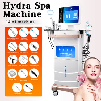 14 in 1 Aqua Facial Hidrofacial Machine Hydrodermabrasion Facial Machine Skin Rejuvenation Hydro Beauty Machine