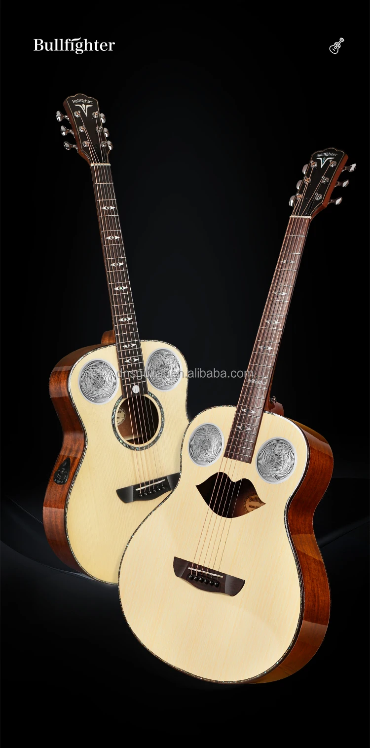 Travel Size String Instruments D2G Customize Stringed Instruments 40 Inch 6 String Travel Singer High ...