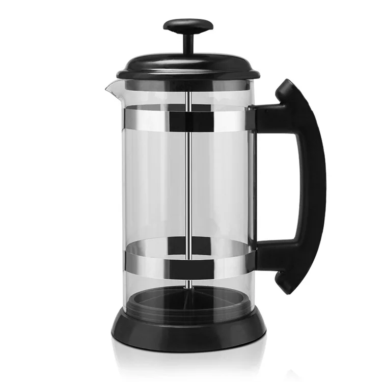 1l French Press High Borosilicate Glass Coffee Maker Household