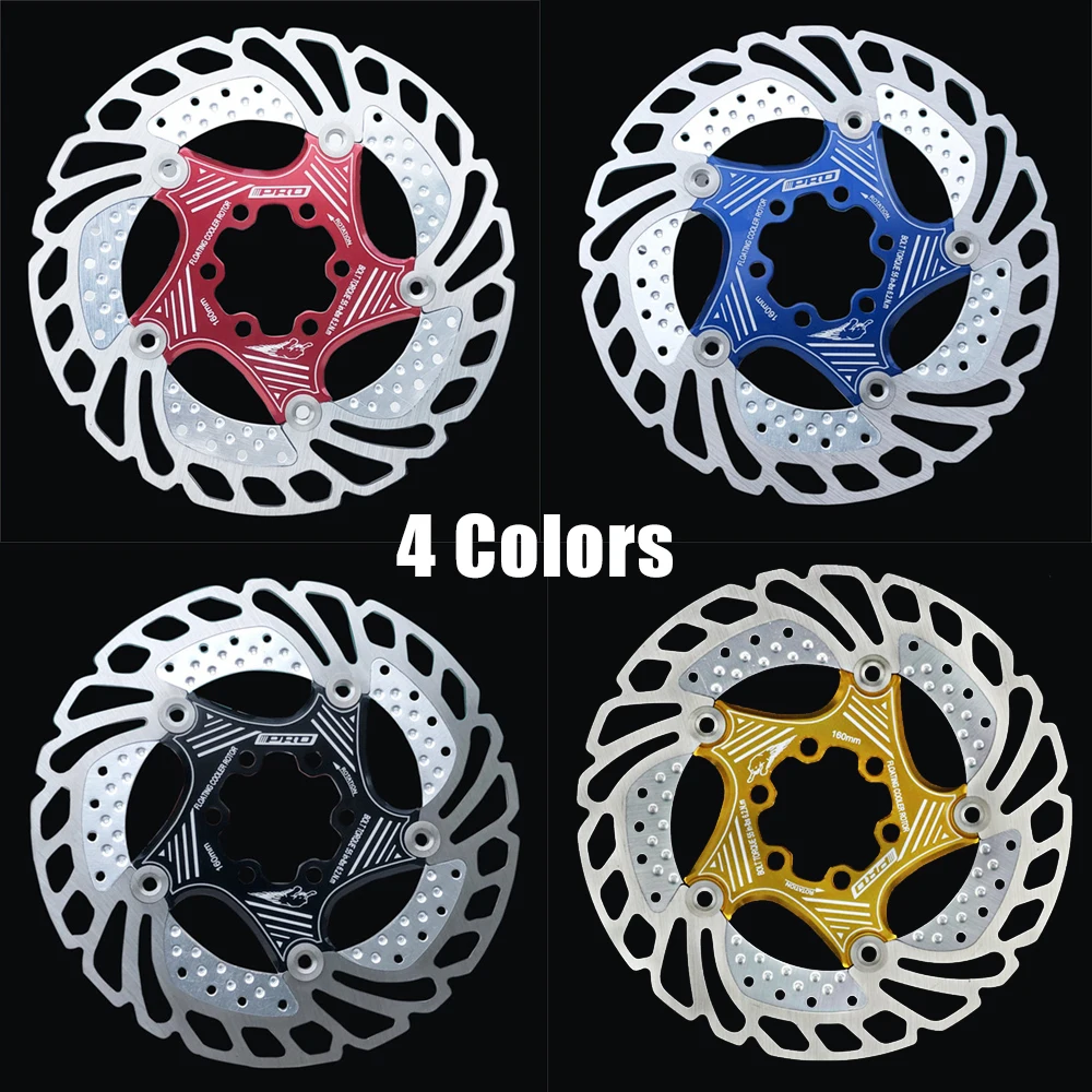 Frenos Bicicleta Bicicleta Disco De Freno Center Lock Rotor 140mm 160mm  180mm Para Carretera Bicicleta De Montaña BMX MTB (Color : Silver, Size :  160mm Pastillas Freno Shimano, image size:1000x1000