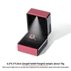 Caja de anillo rojo azufaifo[6,5*6*4,9 cm]