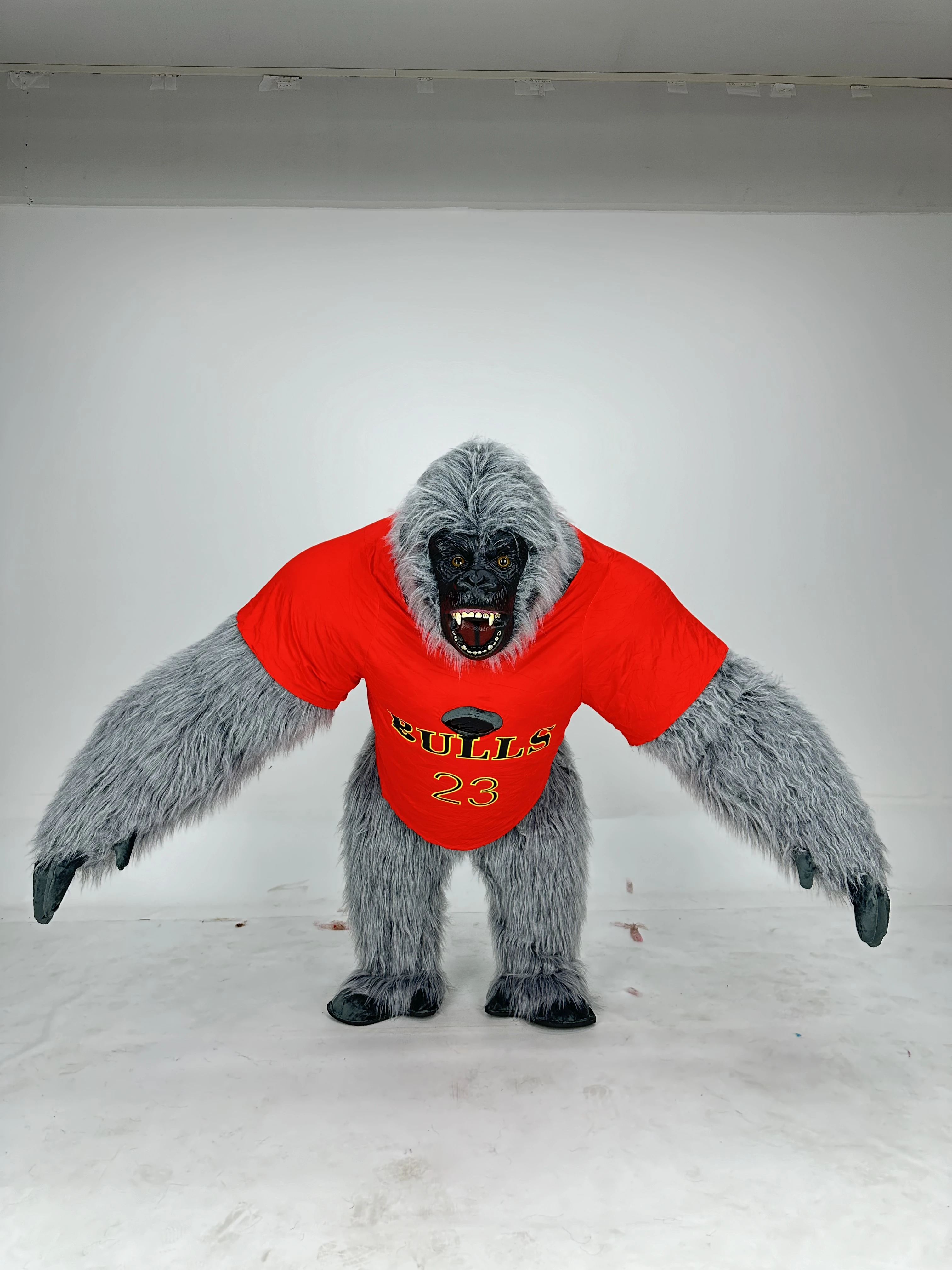 gorilla in red dress Meet the lady who wore fancy dress for a whole year