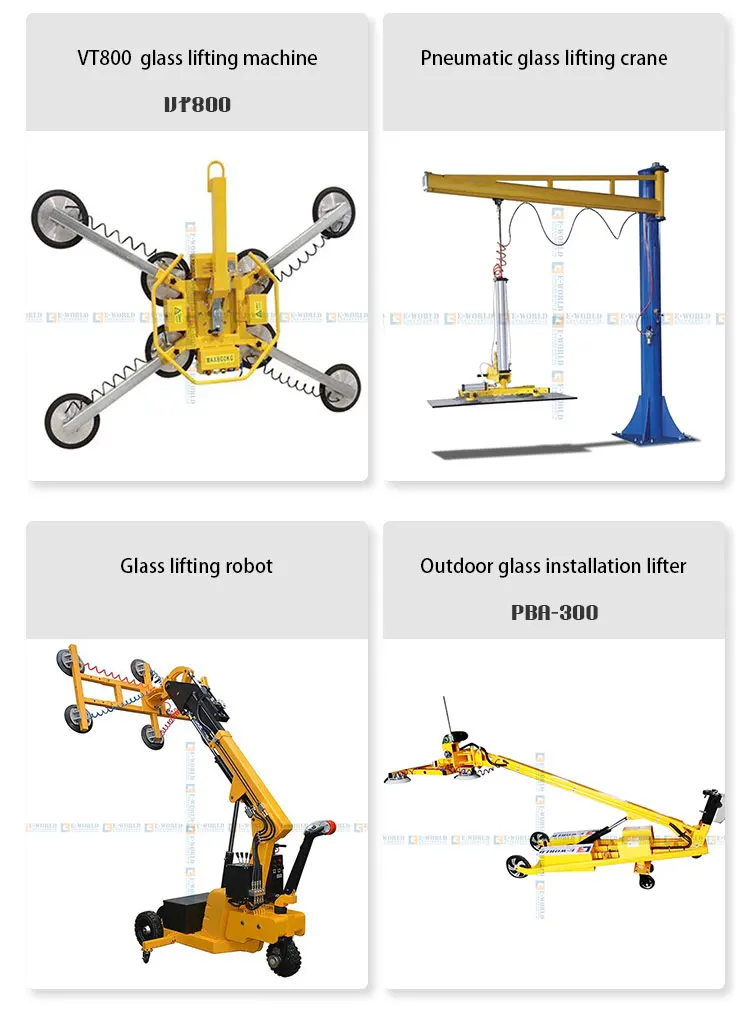 Variable Form Hot Type Ready To Ship Outdoor Glass Lifting Machine For Wall Glass Installation
