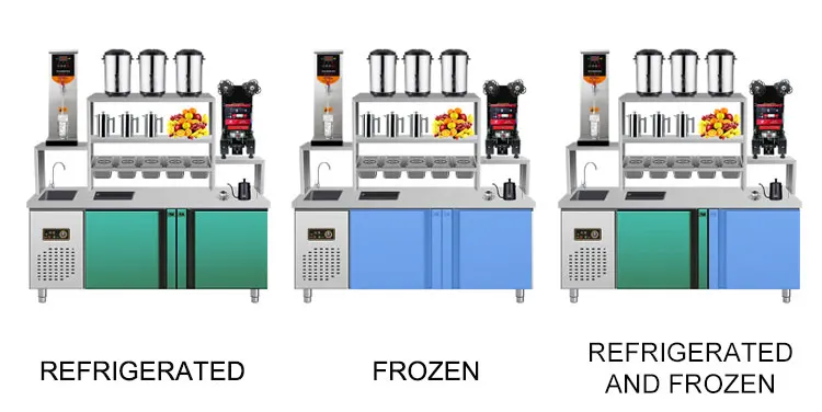 ODM Bubble Tea Equipment - Durable Stainless Steel Counter