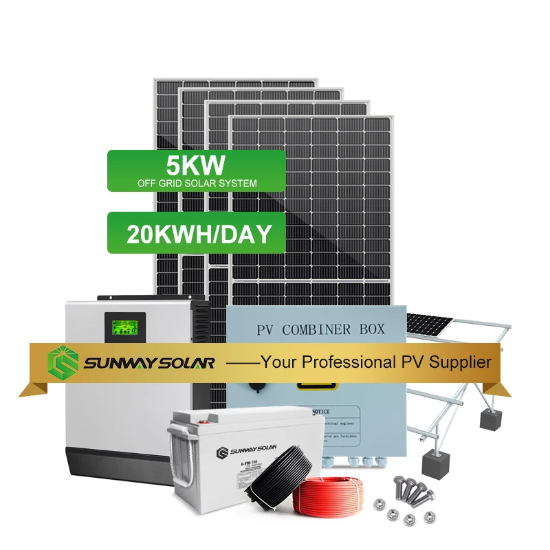 Easy Installation Off Grid Solar Energy System 2kw 3kw 4kw 5kw Solar System Price