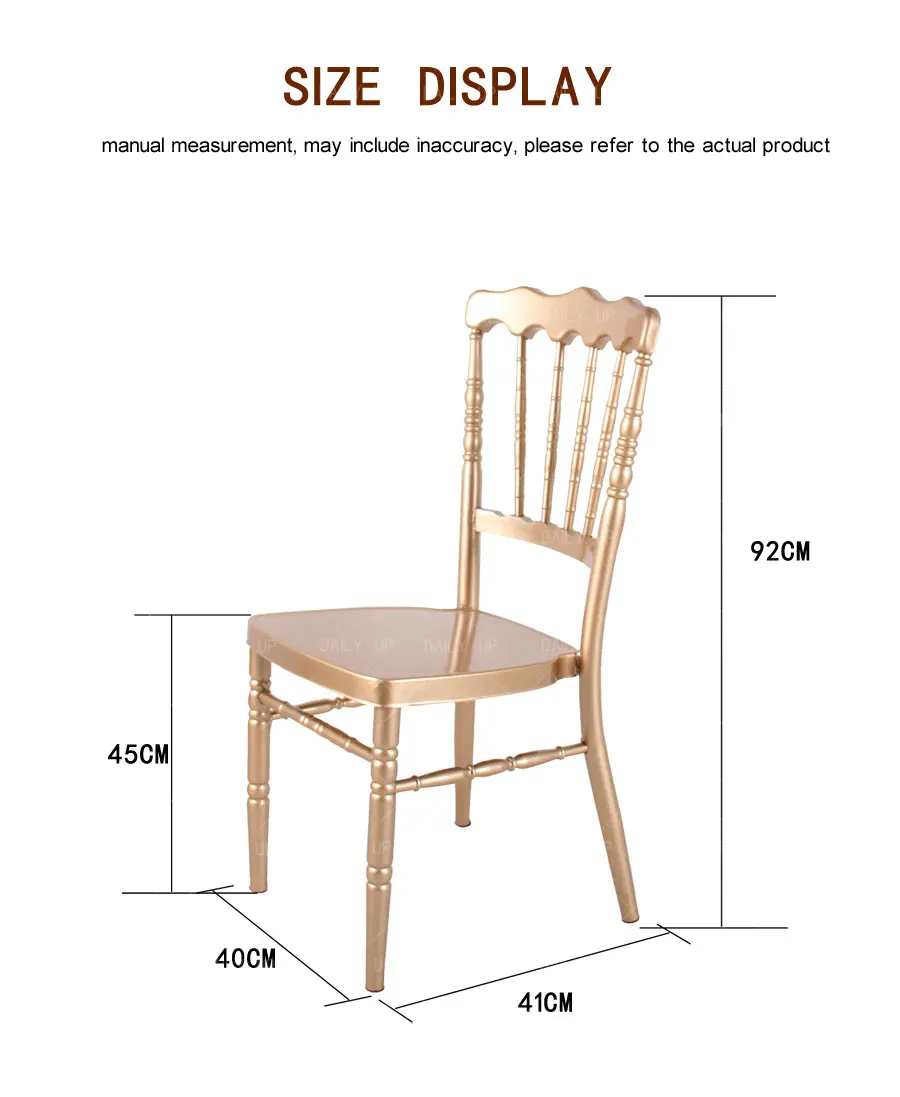 Metal Napoleon Chair Golden or White Napoleon Chair white wedding chairs