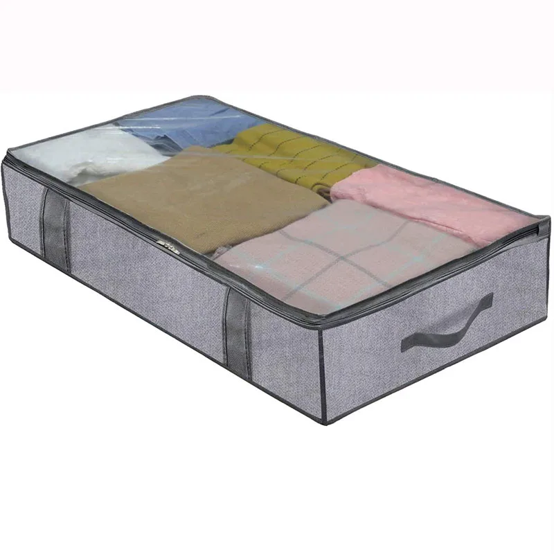 Non Woven Cotton Quilt Storage Bag Wardrobe Clothes Dust-proof and
