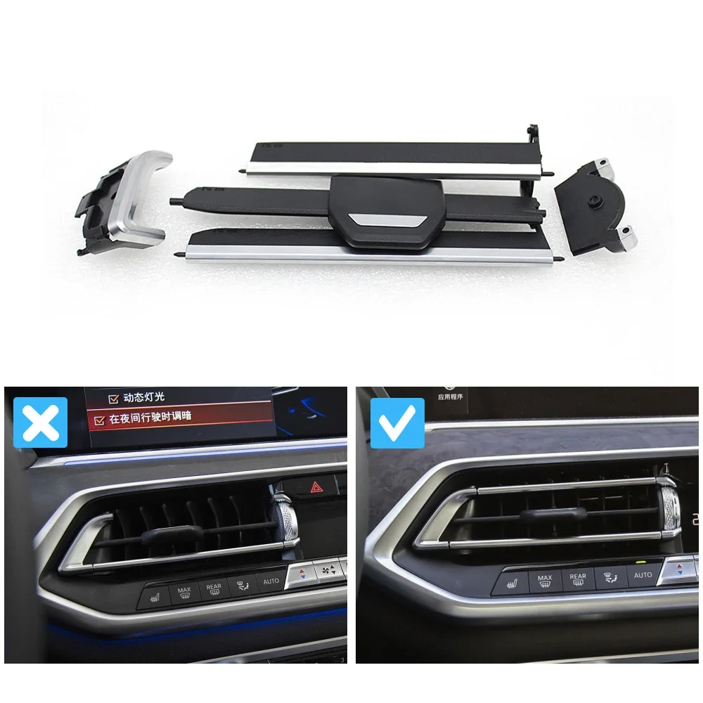 Car Dashboard Middle Left Right Air Conditioning Ac Vent Outlet Grille ...