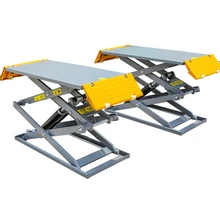 In Ground 4000kg Hydraulic Scissor Car Lift Super Thin Scissor Auto Lift Ultra-thin Scissor Car Lift