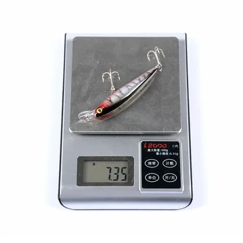 9cm 7.3g Minnow Hard Fishing Lures 9 Colors 3D Eyes Bionic Artificial Minnow Baits Mino Hard Lure – Minnow – view 4
