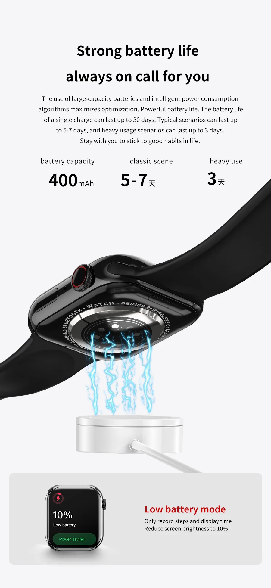 New Smart Watch 9 Men Women body Temperature Bluetooth Call Waterproof Blood Oxygen Wireless Charging Ladies iw9 Watch For Apple 15