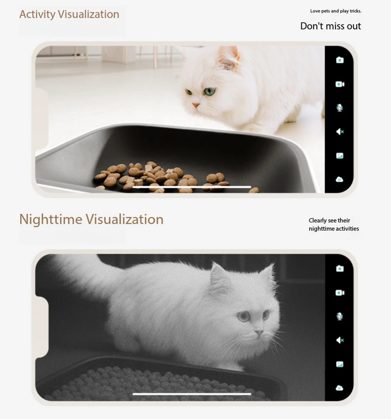 product smart automatic pet feeder water dispenser all in one machine app remote timed food water bowl for cats dogs-5