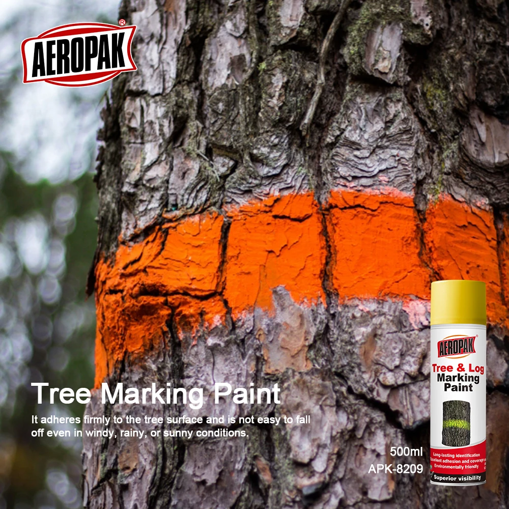 AEROPAK REACH 500ml Acrylic-based Tree Marking Spray Paint for Plastic Rubber and Boat Coating