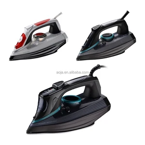 AOJA 3-in-1 Dry/Spray/Steam Iron | 2200W Ceramic Soleplate Anti-Calc Technology Variable Steam Control LED Light | Household