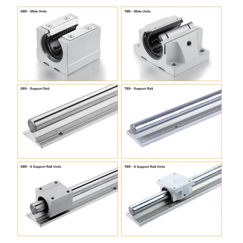 SBR10 SBR12 SBR16 SBR20 SBR25 Aluminium Linear Guide Rail Linear ...