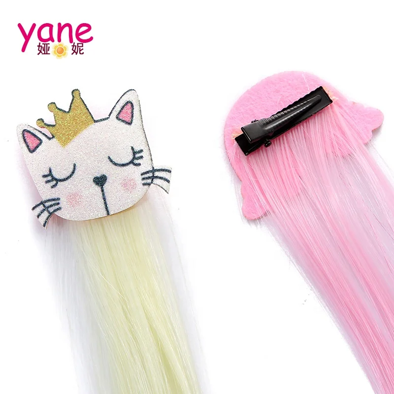 Заколки для волос градиентных цветов, заколки для волос в виде единорога для вечеринки, аксессуары для волос