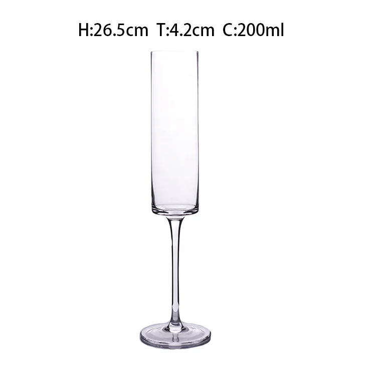 200ml Crystal Bar Drinking Champagne Flutes Stock Stemmed Bulk