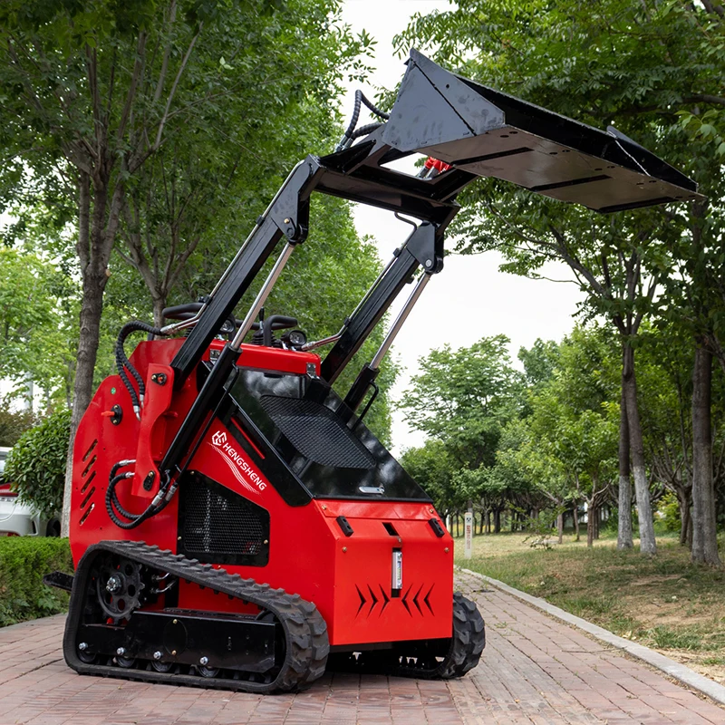 CE/EU/EPA Mini Skid Steer Loader Koop Parallel bar Engine Power 14KW Lifting Capacity 380KG Bucket Capacity 0.15m ³ Bestseller