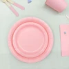 pink 7inch paper plate *10pcs