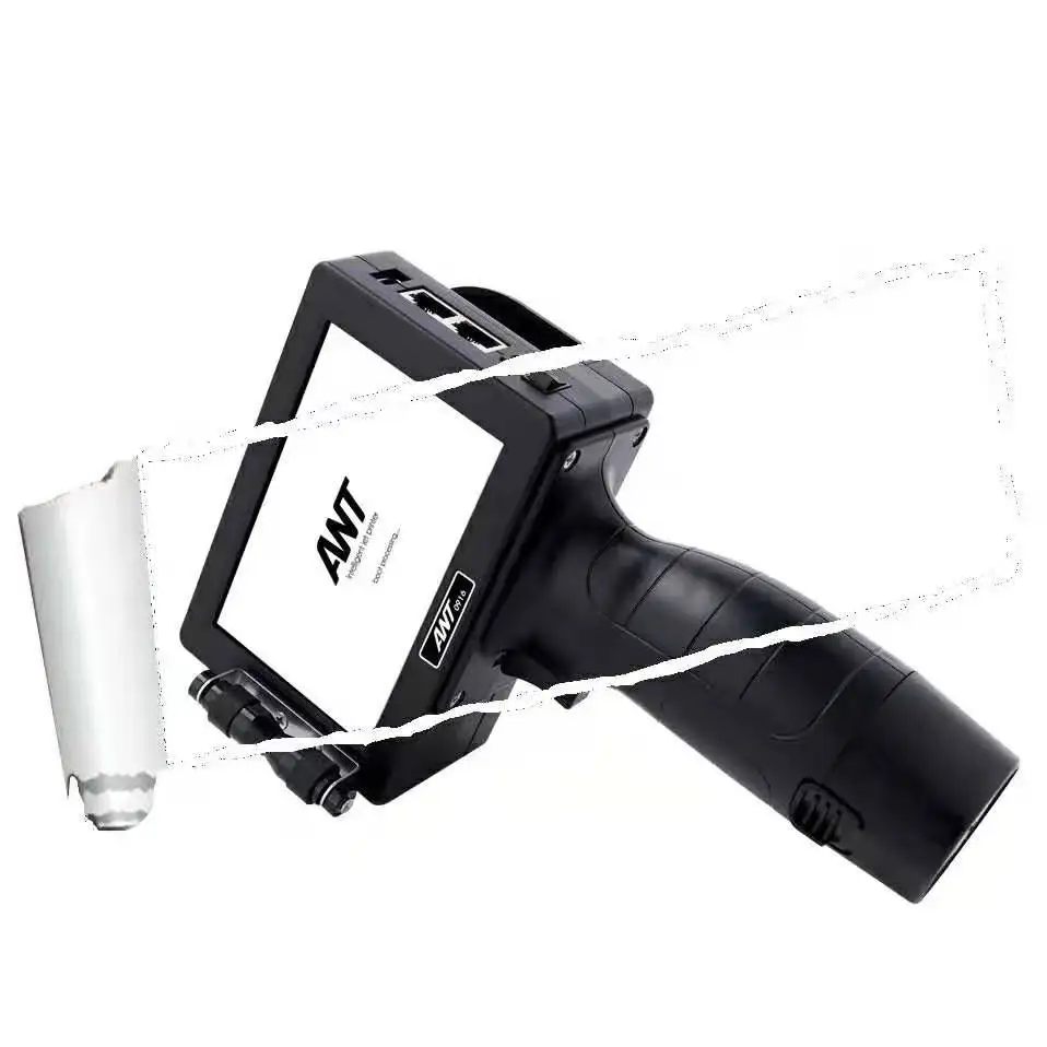 
Струйный ручной принтер нового поколения 600 точек/дюйм, портативный принтер для пластиковых пакетов, трубчатый кабель 