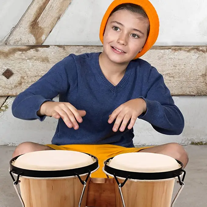  Bongo Drum Set for Adults Kids Beginners Professionals