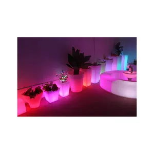 Outdoor Floor-Standing Vase Garden Decoration Illuminated for Home Use