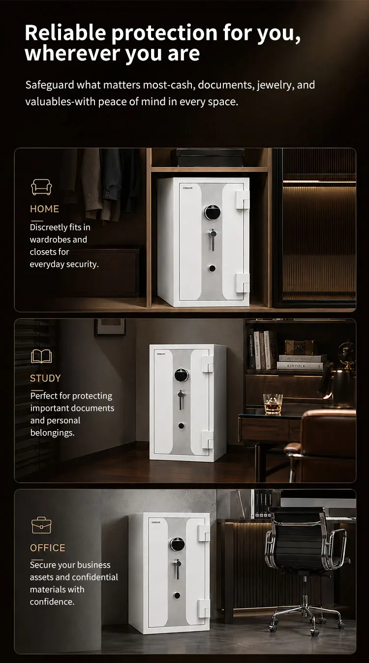 aj 900 ceqsafe heavy duty fireproof safe box ce electronic digital lock large capacity thick anti theft house hold safes-15