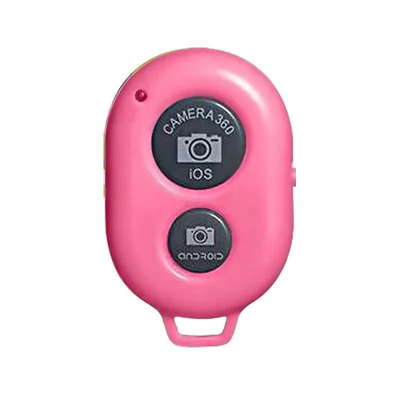 Two Button Remote Control Shutter Trigger Wireless for Bluetooth Selfie Stick with Mobile Phone Holder for Bed Desk Use