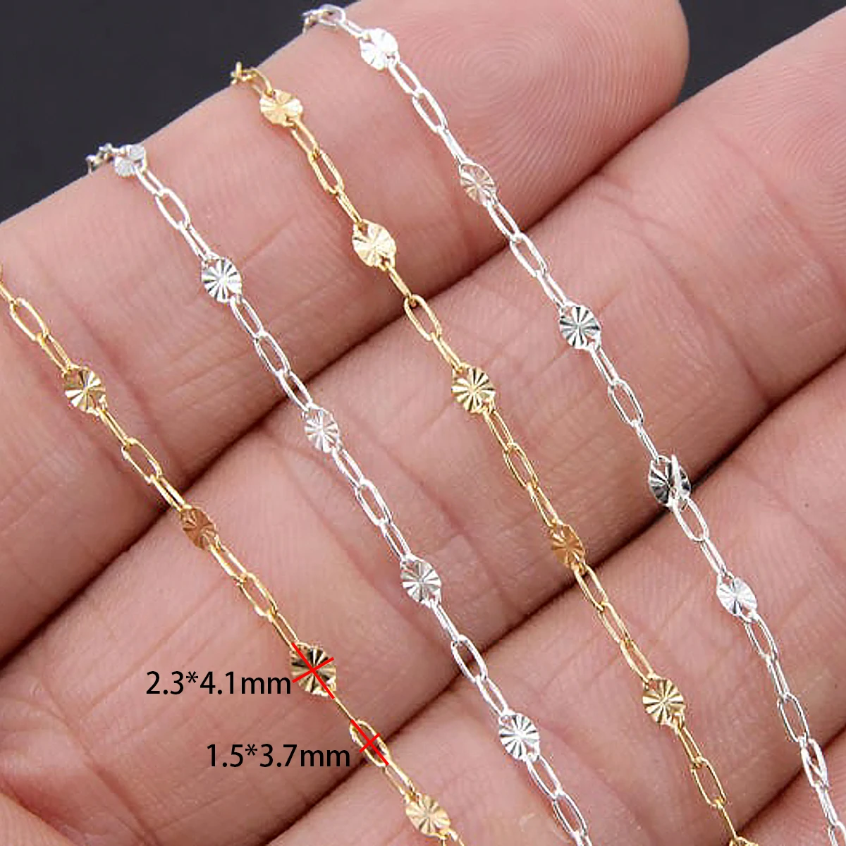 Fashewelry 400Pcs Metal Quick Link Connectors - 4 Colors 3-Shape Chain Findings For DIY Jewelry