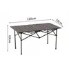Black 1.2-meter long table