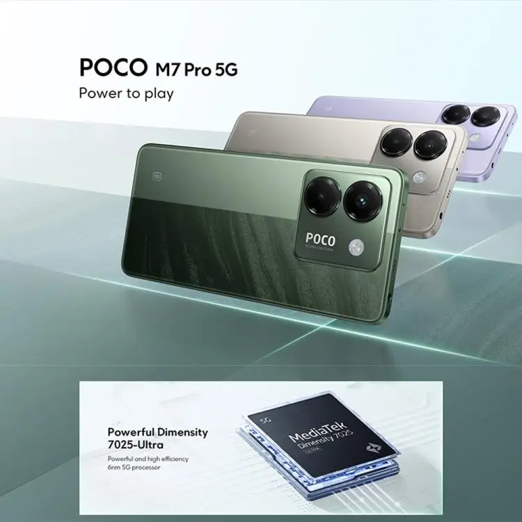 Xiaomi POCO M7 Pro 5G スマートフォン 8GB RAM・256GB ROM・120Hz AMOLED
