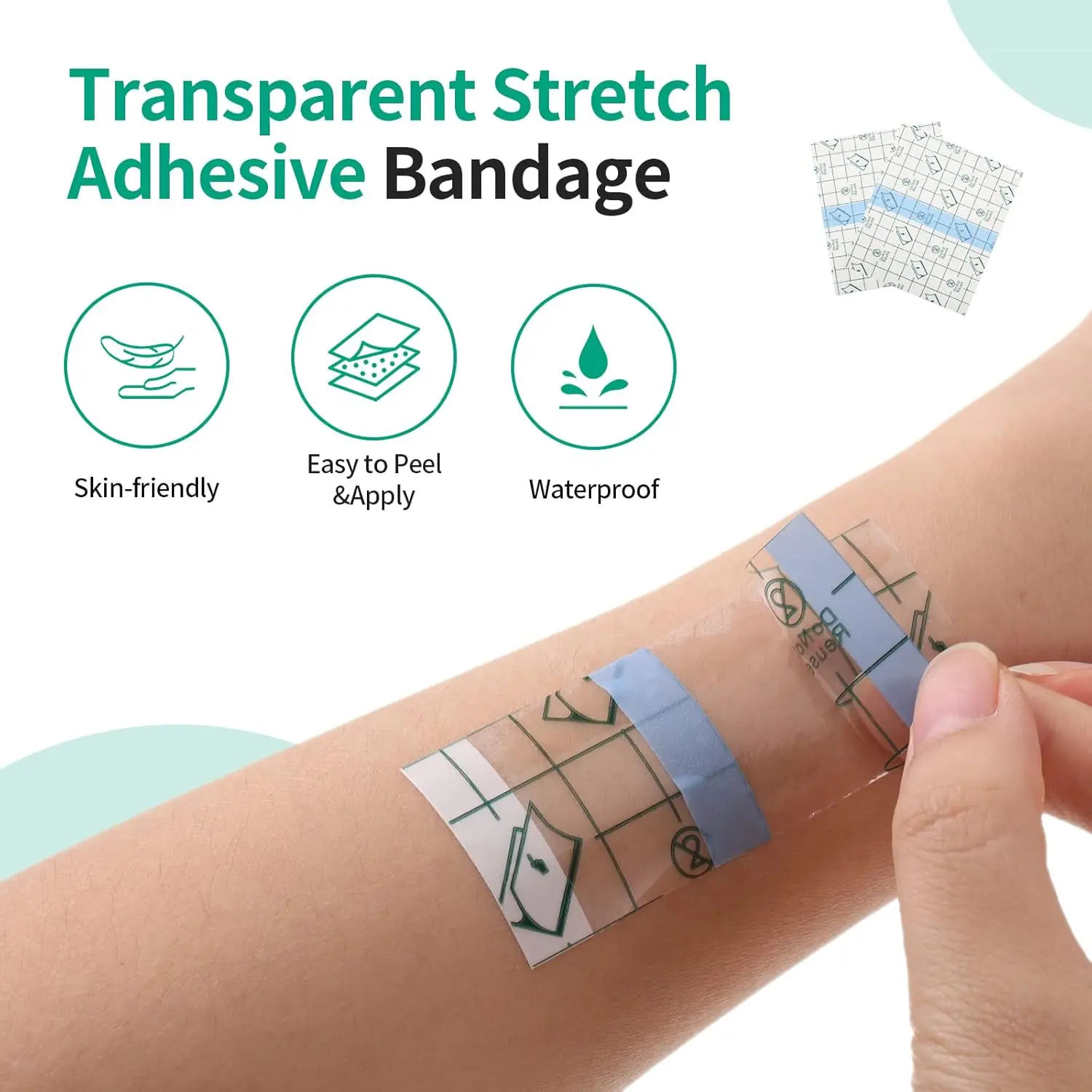 waterproof dressing for tattoo HAWINK Aftercare Bandage Waterproof Roll Protective Film Self – Hawink main image 0