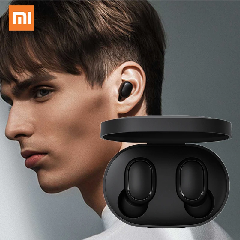 
Беспроводные наушники Xiaomi Mi True Basic 2 с беспроводной зарядкой TWS Redmi Airdots 2 в ухо стерео бас Xiaomi наушники 