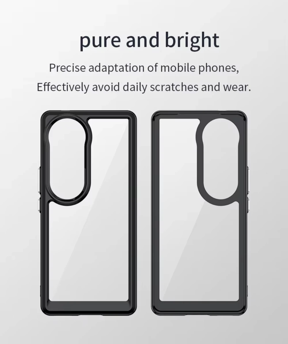 product laudtec clear back phone case for vivo s19 pro simple business shockproof sofe cover colorful transparent for vivo v40 5g sjk992-30