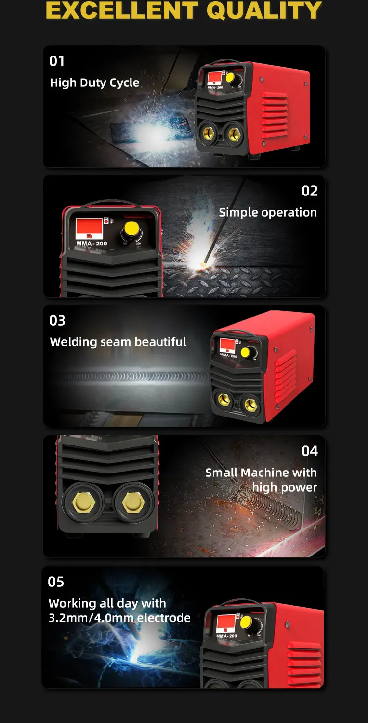 TKrobot Hot-selling Cheap and Competitive Home Use Portable MMA MINI Inverter Welding Machine manufacture