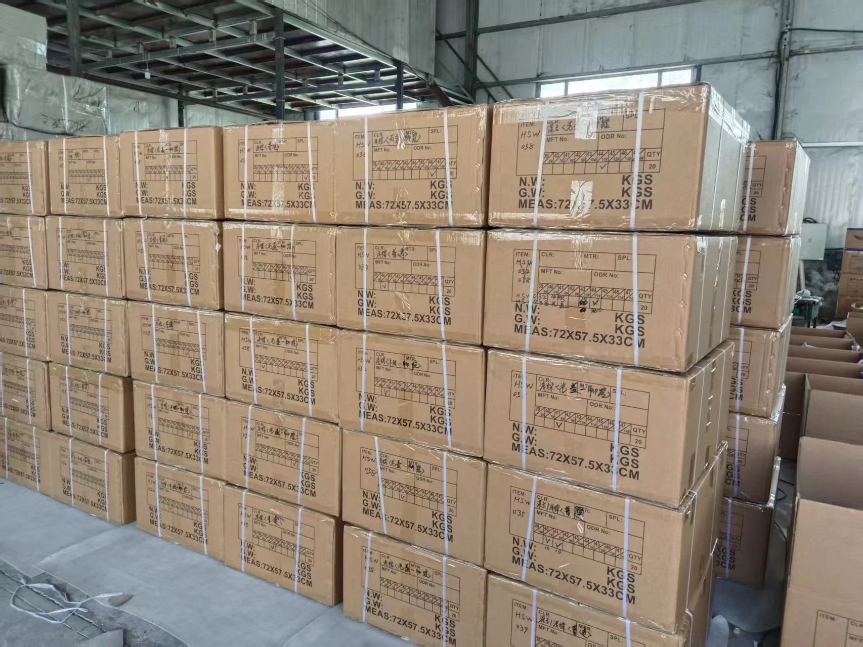 Packaging & shipping specifications