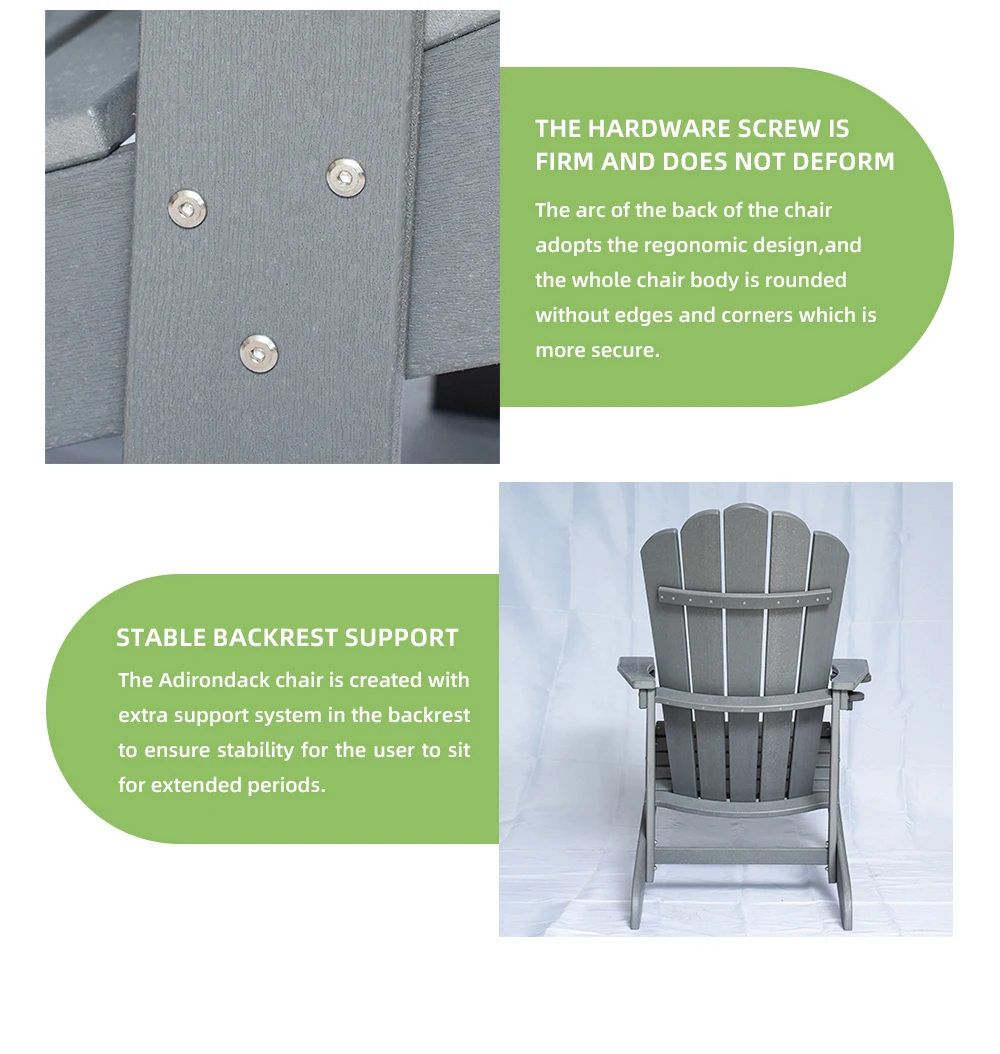 HDPE Adirondack Chair