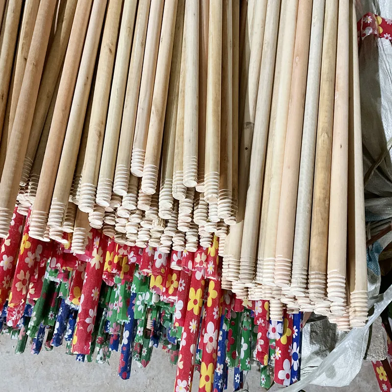 Guangxi Pvc Plum Blossom Coated Wooden Broom Sticks With Competitive Price Buy China Broom